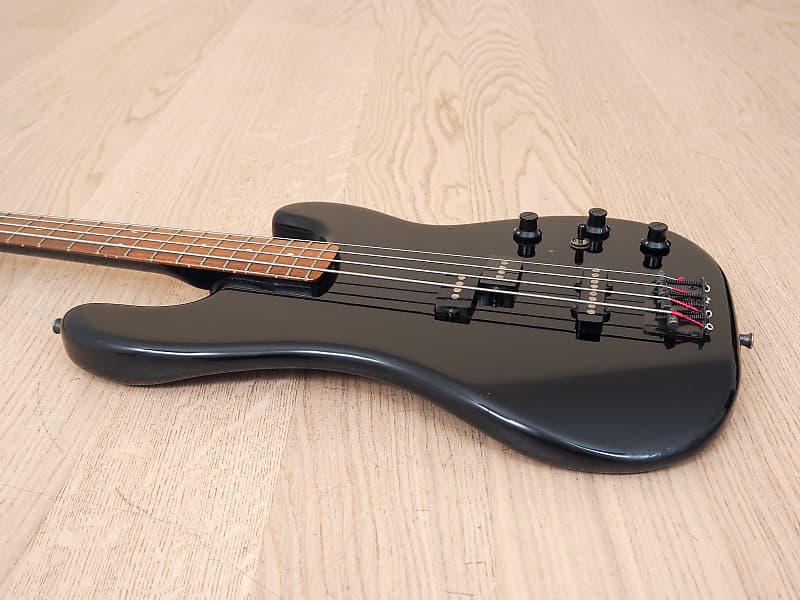 1984 Fender P-J Bass, Jazz Bass Special Model PJ555 Black, Japan JV