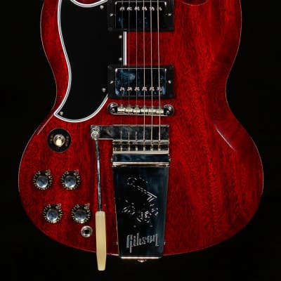 Gibson Custom Shop 1964 SG Standard Cherry Maestro Vibrola Lefty - 008662-8.08 lbs image 3