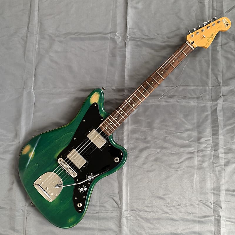 Fender Japan / Squier Jazzmaster with Humbuckers + Mastery Bridge &  Stringtree