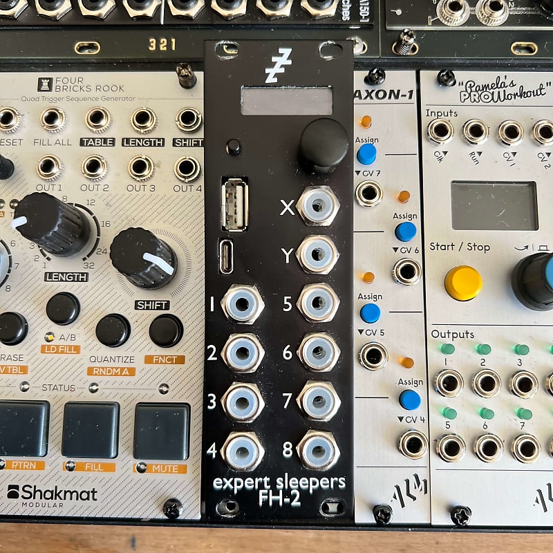 Expert Sleepers FH2 Eurorack Module Midi CV Converter MPE Reverb