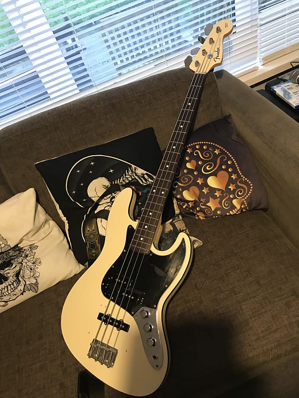 Fender AJB Aerodyne Jazz Bass 2003 - 2017 - Olympic White image 1