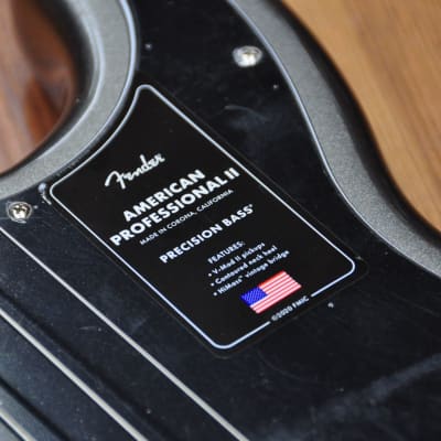 Fender American Professional Precision Bass RW Mercury image 8