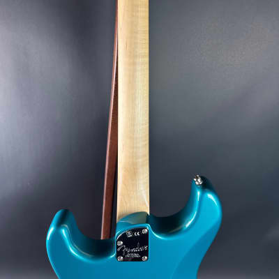 Used 2018 Fender American Elite Strat HSS Shawbucker QMT Aqua Marine Metallic w/Case TSU20642 image 14