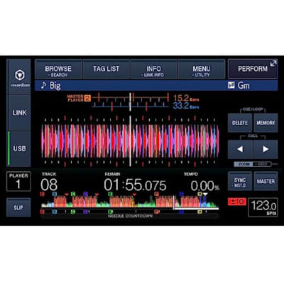 Pioneer XDJ-1000MK2 | LCD Touch Screen Digital Media Player Deck image 3