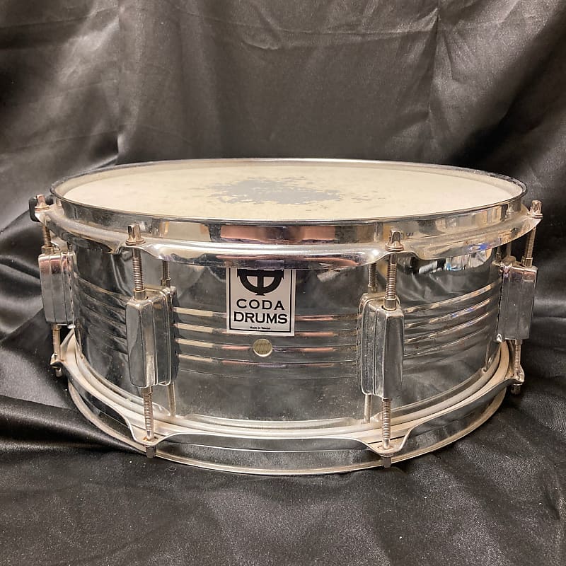 Coda 14x5.5" Chrome Snare Drum Reverb