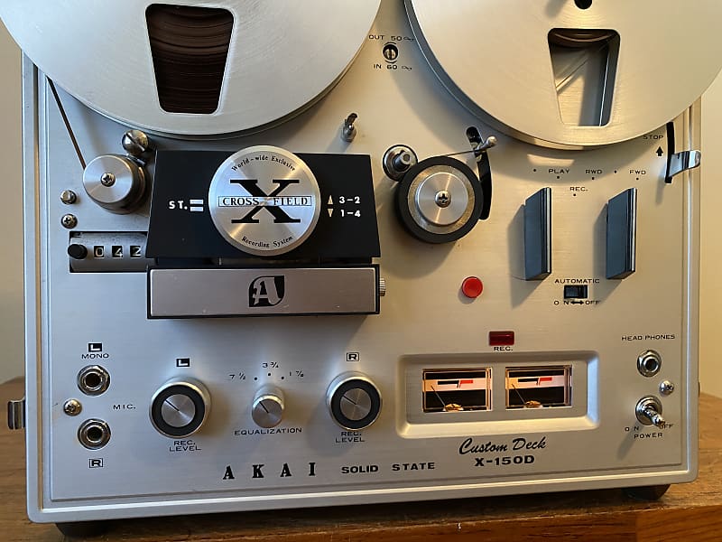 Akai 150D Reel to Reel Tape Recorder w/ key for repair or restoration -  electronics - by owner - sale - craigslist