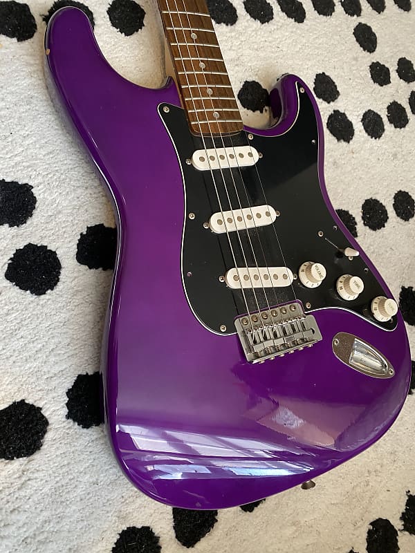 Purple squier on sale