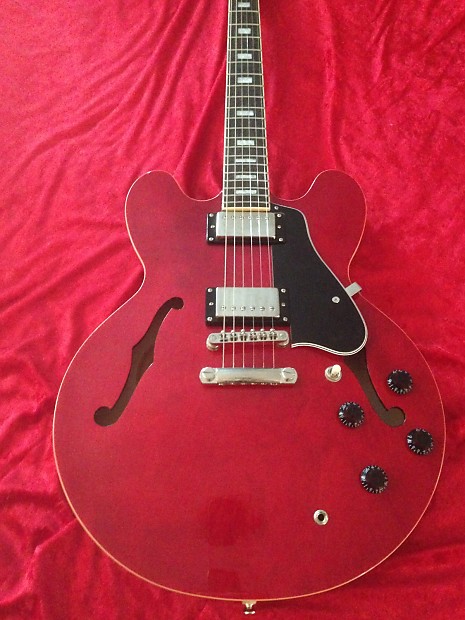Epiphone ES 335 Pro Limited Edition Neck Binding Block Inlays Coil Taps Reverb