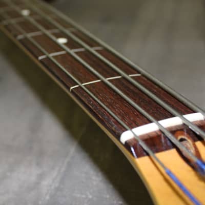 Fender Precision Elite Fret-less 1983 Rosewood Fret-board Red Sunburst Faded image 12