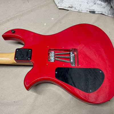 B.C. Rich NJ Series Eagle Guitar - electronics modified - Red image 18