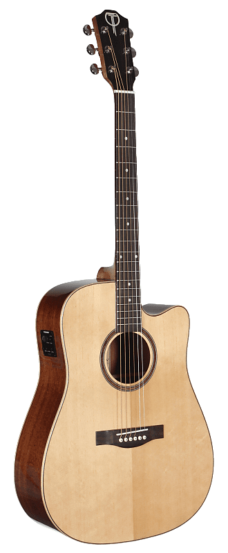 Teton STS100CENT Dreadnought Solid Sitka Spruce Top Mahogany Neck 6-String Acoustic-Electric Guitar image 1