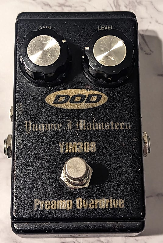 DOD YJM308 Yngwie J. Malmsteen Preamp Overdrive 2010s - Black | Reverb