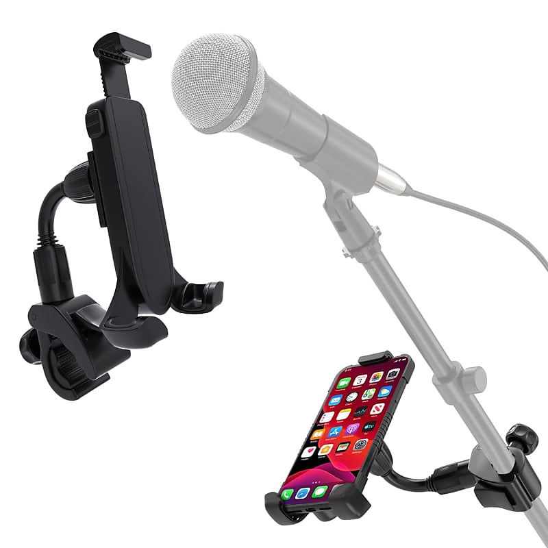 K&M Mic/Music Stand iPhone/Smartphone Holder