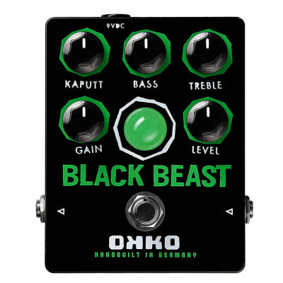 OKKO Black Beast - massive fuzz / distortion for guitar and bass - NEW - Made in Germany for sale