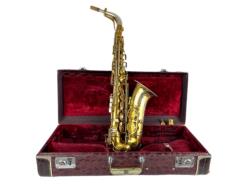 King Super 20 Silver Sonic Full Pearl Gold Plate Inlay Alto Saxophone HOLY GRAIL image 1