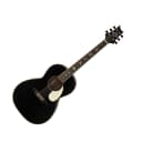 PRS SE P20E Parlor Acoustic/Electric Guitar - Satin Black Top