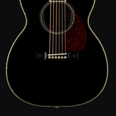 Bourgeois OM-42 Black Top Adirondack Spruce and Indian Rosewood NEW image 4