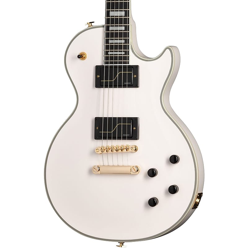 Epiphone Matt Heafy Les Paul Custom Origins Electric Guitar (with Case), Bone White image 1