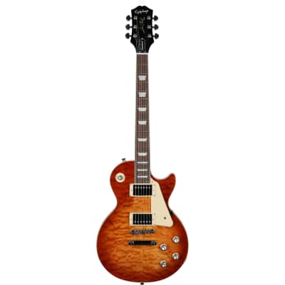 Epiphone Limited Edition Les Paul Standard '60s Quilt Top Electric Guitar, Dark Honey image 2