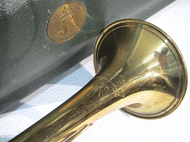 Vintage 1963 Julius Keilwerth Tone King Bb Trumpet Clean All | Reverb