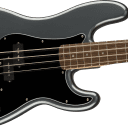 Squier Affinity Series™ Precision Bass® PJ, Laurel Fingerboard, Black Pickguard, Charcoal Frost