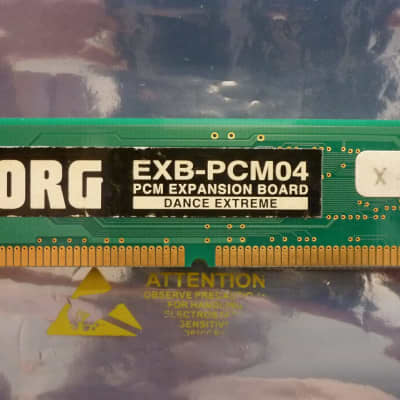 Tested Working Korg Exb-PCM04 ExbPCM-04 DANCE EXTREME Expansion Board Sound ROM Card (Triton Floppy Avail.) Exb-PCM4 ExbPCM-4 ExbPCM04 ExbPCM4 for Triton, Studio, Rack, Karma Keyboard Synth / Synthesizer. Minty Condition. SAFE Shipping!