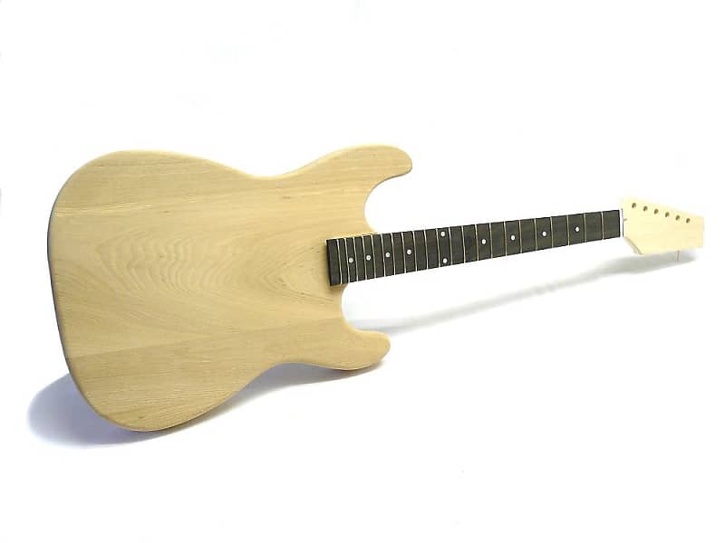 E-Gitarren-Bausatz / Guitar DIY Kit ML-Factory® MLS ohne Fräsungen Esche/Blackwood ohne Hardw. image 1