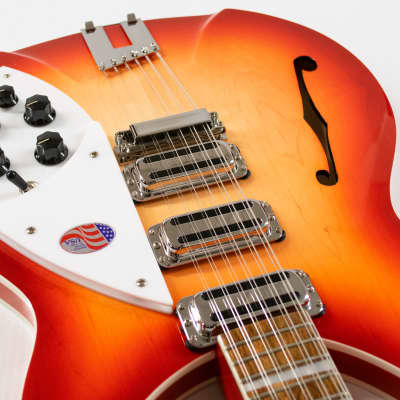 Rickenbacker 1993 Plus Semi-Hollow Electric Guitar - Fireglo image 5