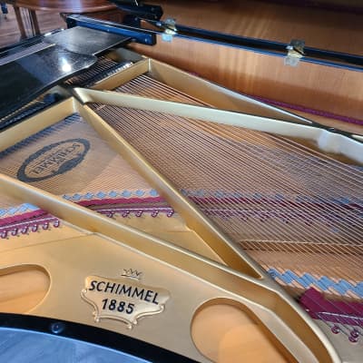 Schimmel Grand Piano 1977 With a Satin Black finish image 3