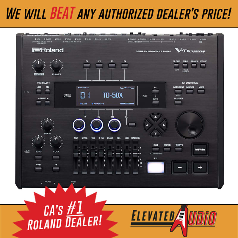 Roland TD50 モジュール Roland TD-50X Module | Guitar Center
