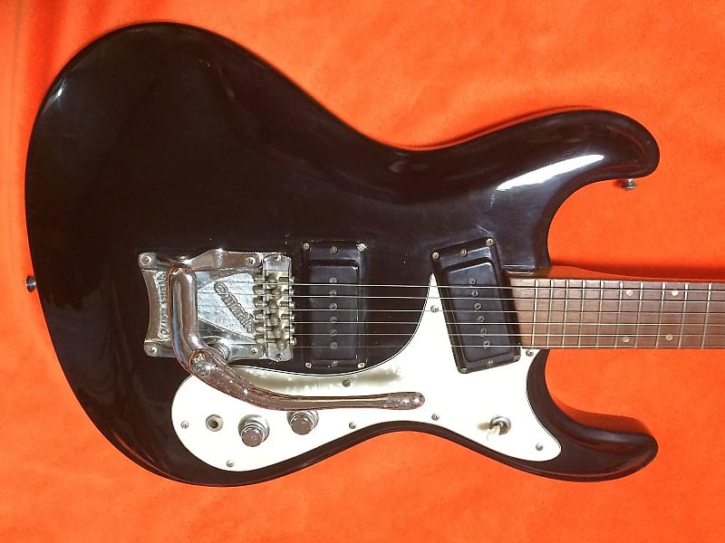 Zen-On Morales ZES-300 Mosrite 1968 Black | Reverb