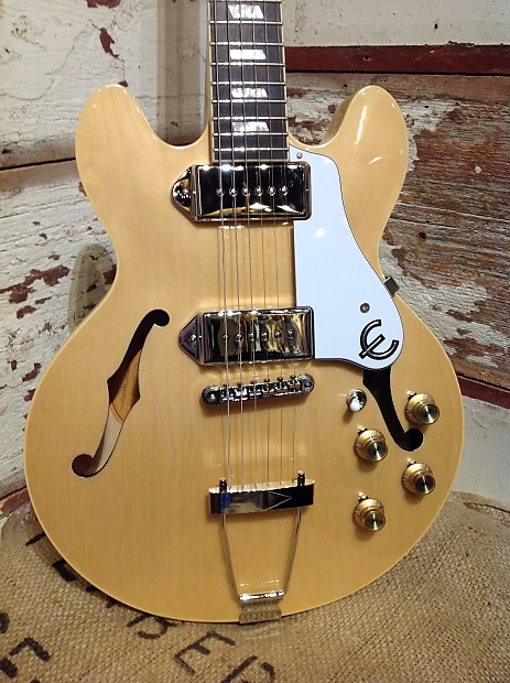 Used Epiphone Casino Coupe Hollowbody Electric Guitar Natural