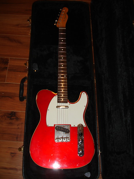 お待たせ! Fender TLC-62B MIJ 62 Telecaster custom 1985 Candy Apple Red ギター