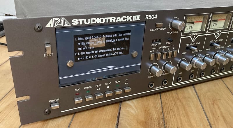 Aria Studiotrack IIII R504 4-Track Cassette Recorder -Refurbished-