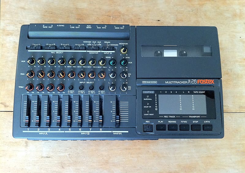 Fostex X-28 Eight Track Analog Compact Cassette Recorder image 1