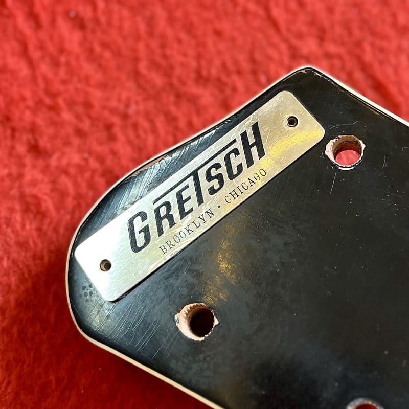 Gretsch Bass headstock plaque 1960’s - Goldoriginal vintage | Reverb