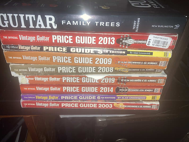 Vintage guitar price guides + guitar history Reverb