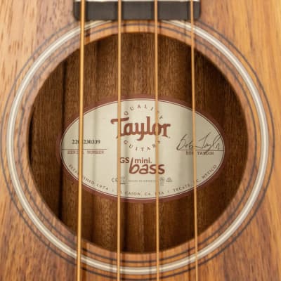 outlet】Taylor / GS Mini-e Koa Bass #2203230339 1.725kg【GIB