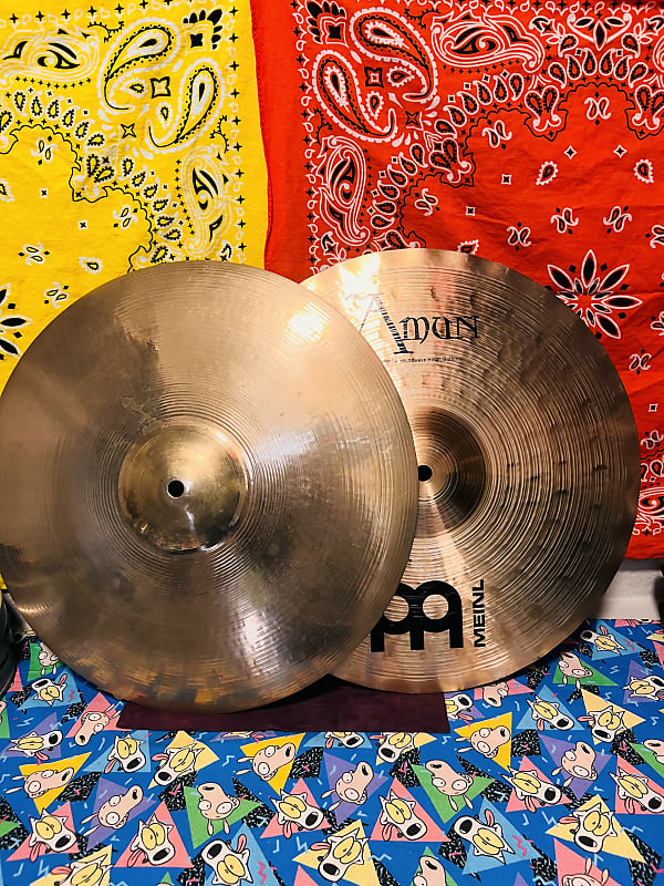 Meinl Amun/Zilco by Zildjian 14” Hihat cymbals Reverb