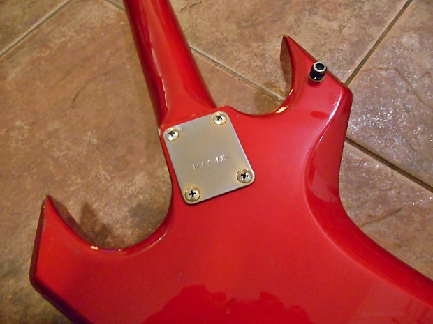 Founder Warlock Bass Red Flavor 日本製 ベース Vintage BC Rich NJ Warlock Bass. EMG. Made in Japan