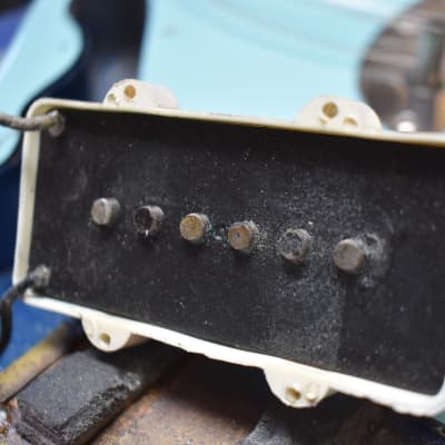 1960 Fender Jazzmaster Daphne Blue Refin Pre-CBS w/OHSC image 23