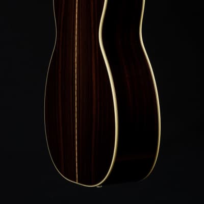 Bourgeois OM-42 Black Top Adirondack Spruce and Indian Rosewood NEW image 22