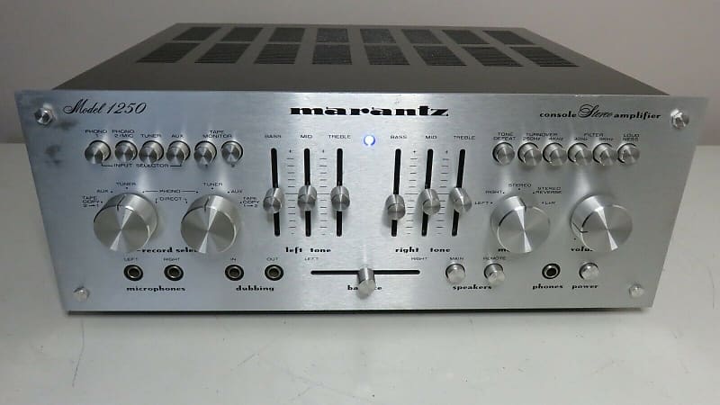 MARANTZ 1250 INTEGRATED STEREO AMPLIFIER SERVICED FULLY