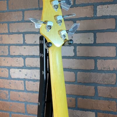 Form Factor Audio  Wombat 5 Short Scale (30”) Electric Bass Guitar Burgundy Ash, 100% Brushed Satin image 7