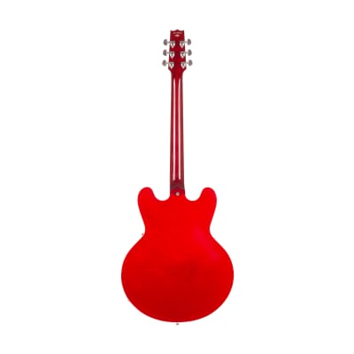 2021 Heritage Standard H-535 Semi-Hollow Electric Guitar with Case, Trans Cherry, AL17602 image 2