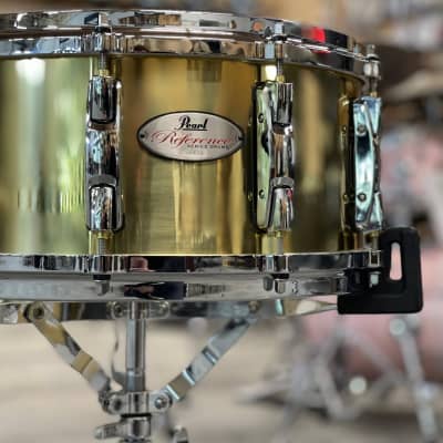 PEARL REFERENCE 14X6.5 3MM CAST BRASS SNARE DRUM image 2