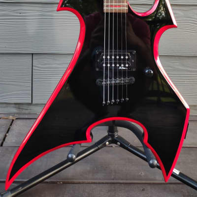 B.C. Rich Son of Beast " Avenge"  2001 Black with Red bevel Metal Monster Guitar! amazing image 1