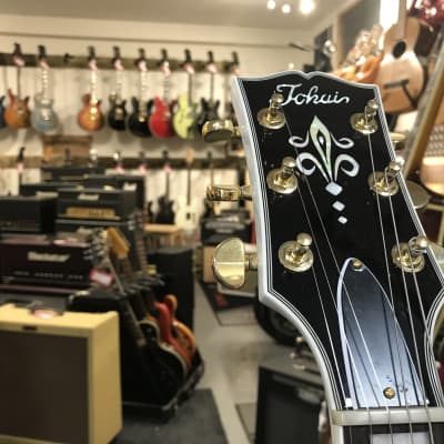 Tokai Love Rock LC Series Custom Single Cut left hand Ebony Gloss image 14