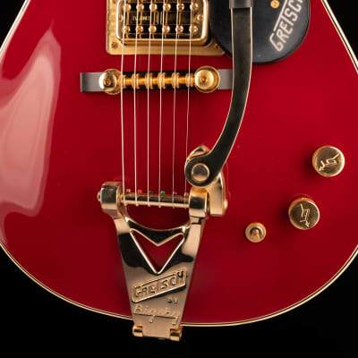 Pre Owned Gretsch G6131T-62 Vintage Select ’62 Jet With Bigsby TV Jones Vintage Firebird Red With OHSC image 5