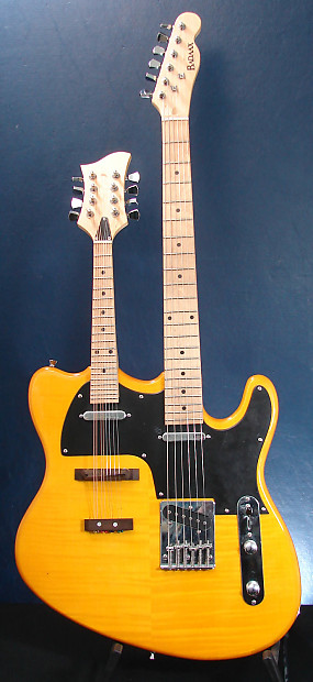 Badaax double neck shop guitar